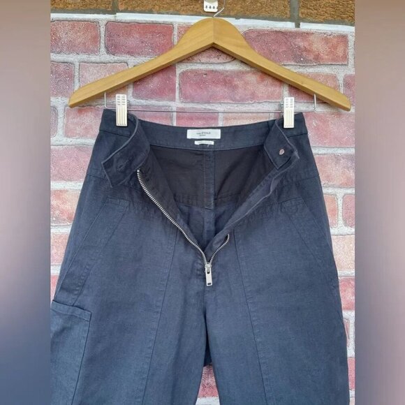 Isabel Marant Etoile Phil zip Patch Pocket Pant Size 34 US6 Faded Night - Picture 14 of 16